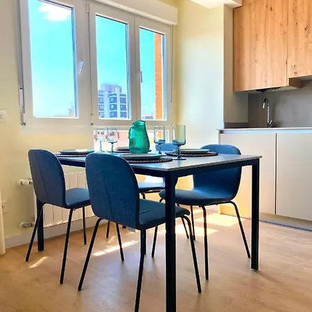 Suite Playa Gijon Centro, Apartamento Nuevo, 5 Huespedes Vut-3622-As Buitenkant foto